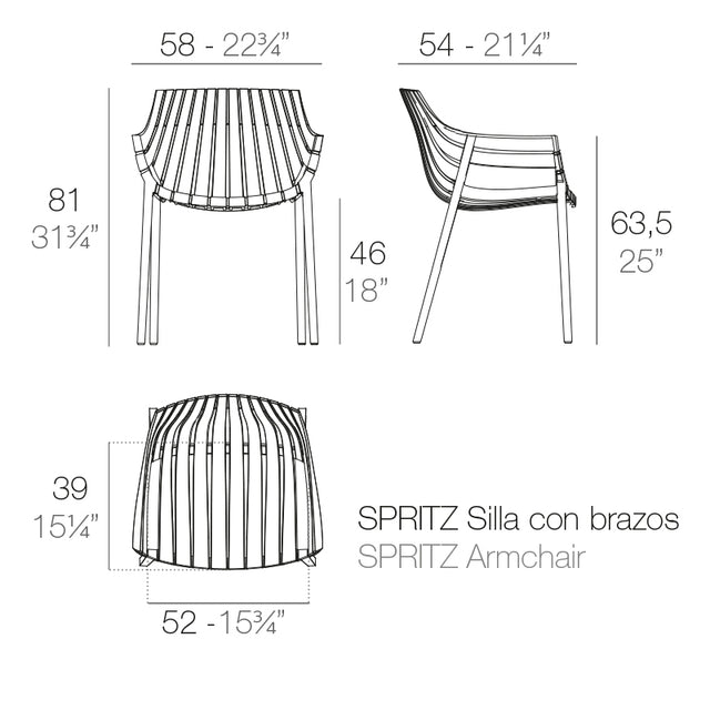 Vondom-Spritz 扶手椅